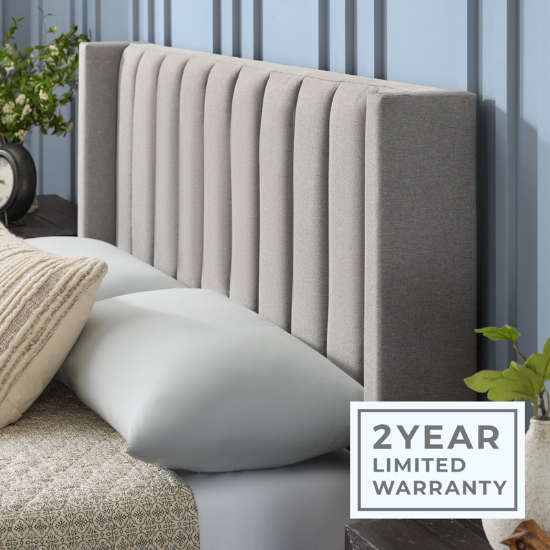 Mercury Row® Flemings Vertical Channel Tufted Wingback Upholstered